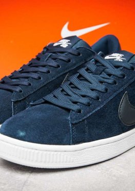 Кроссовки мужские в стиле Nike SB, темно-синий (1012-2),  [  44 (последняя пара)  ]