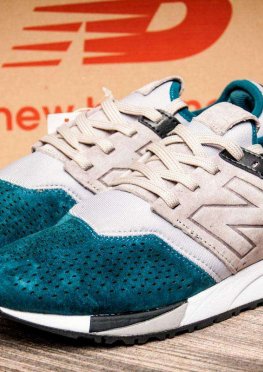 Кроссовки мужские в стиле New Balance 247, синий (1043-1),  [  44 (последняя пара)  ]