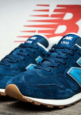 Кроссовки мужские в стиле New Balance 1300, синий (1062-2),  [  44 (последняя пара)  ]