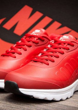 Кроссовки мужские в стиле Nike Air Max, красные (1066-1),  [  42 44  ]