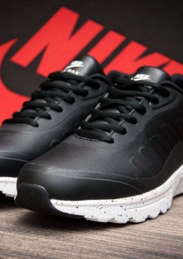 Кроссовки мужские в стиле Nike Air Max, черные (1066-4),  [  41 42 43 44 45  ]