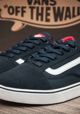 Кроссовки мужские Vans Old Skool, темно-синий (11035),  [  43 44  ]