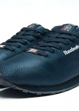 Кроссовки мужские в стиле Reebok Classic, темно-синий (11283),  [  41 (последняя пара)  ]