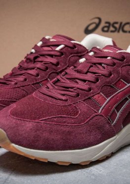 Кроссовки мужские Asics  Gel Lyte, бордовые (11983),  [  41 42 43 44  ]