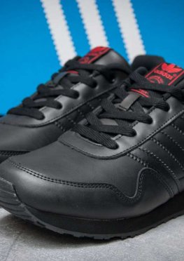 Кроссовки мужские в стиле Adidas  Haven, черные (12012),  [  45 46  ]