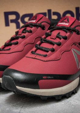 Кроссовки мужские в стиле Reebok  H2o Drain, бордовые (12113),  [  43 44  ]