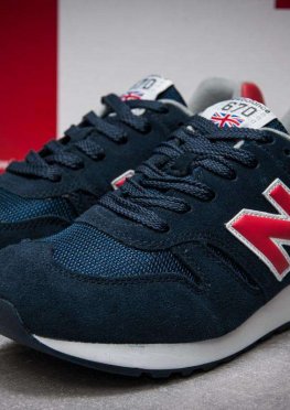 Кроссовки мужские в стиле New Balance 670, темно-синий (12534),  [  41 42  ]