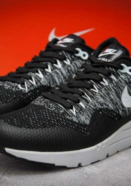 Кроссовки мужские в стиле Nike Air Max, черные (12543),  [  44 (последняя пара)  ]