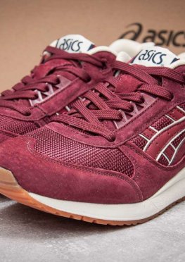 Кроссовки мужские Asics Gel Lyte, бордовые (12642),  [  41 42 43 44 45  ]