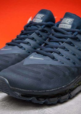 Кроссовки мужские в стиле Nike Air Max, темно-синий (12661),  [  41 42  ]