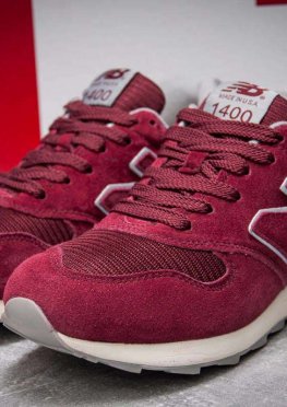 Кроссовки мужские в стиле New Balance 1400, бордовые (12704),  [  42 (последняя пара)  ]