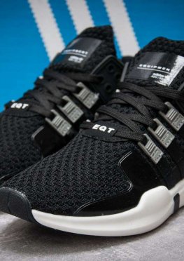 Кроссовки мужские в стиле Adidas Equipment, черные (12742),  [  41 43  ]