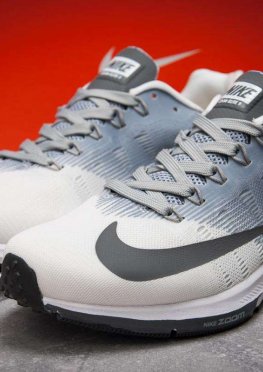 Кроссовки мужские в стиле Nike Zoom Elite 9, серые (12894),  [  44 45  ]