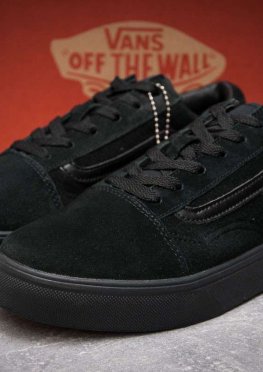 Кроссовки мужские Vans Old Skool, черные (12941),  [  42 (последняя пара)  ]