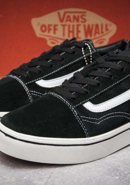 Кроссовки мужские Vans Old Skool, черные (12943),  [  44 (последняя пара)  ]