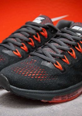 Кроссовки мужские в стиле Nike Zoom All Out, черные (12964),  [  44 (последняя пара)  ]