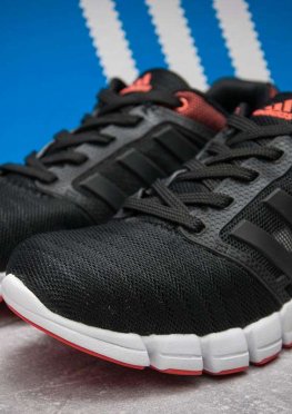 Кроссовки мужские в стиле Adidas Climacool, черные (13082),  [  41 (последняя пара)  ]