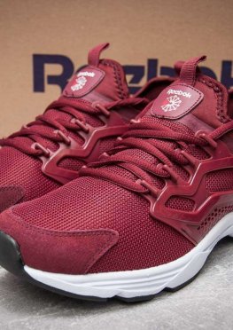 Кроссовки мужские в стиле Reebok Fury Adapt, бордовые (13101),  [  42 44  ]