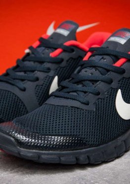 Кроссовки мужские в стиле Nike Free 3.0, темно-синий (13302),  [  41 42 43 44 45  ]