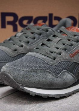 Кроссовки мужские в стиле Reebok Classic, серые (13371),  [  41 (последняя пара)  ]