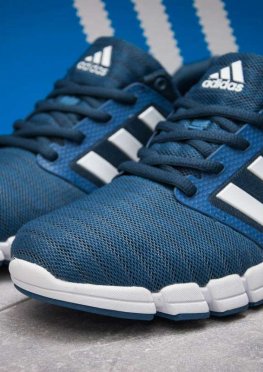 Кроссовки мужские в стиле Adidas Climacool, синий (13403),  [  44 (последняя пара)  ]