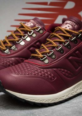 Кроссовки мужские в стиле New Balance Trailbuster, бордовые (13983),  [  41 43 45 46  ]