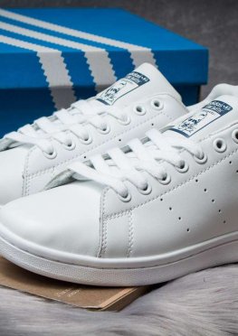 Кроссовки мужские в стиле Adidas Stan Smith, белые (14783),  [  41 42 43 44 45  ]