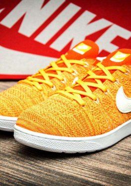 Кроссовки мужские в стиле Nike TENNIS CLASSIC, желтые (2470-4),  [  41 42 43 44 45  ]