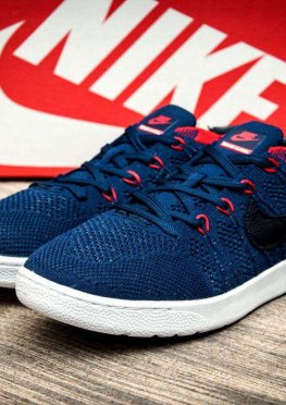 Кроссовки мужские в стиле Nike TENNIS CLASSIC, темно-синий (2470-6),  [  41 42 43 44 45  ]