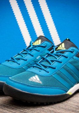 Кроссовки мужские в стиле Adidas Daroga, синий (2523-3),  [  44 (последняя пара)  ]