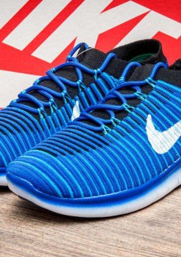 Кроссовки мужские в стиле Nike Free Run, синий (2556-3),  [  41 42 44  ]