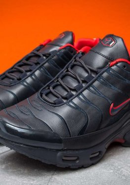 Зимние кроссовки на меху в стиле Nike Tn Air, темно-синий (30323),  [  41 43 44 45  ]