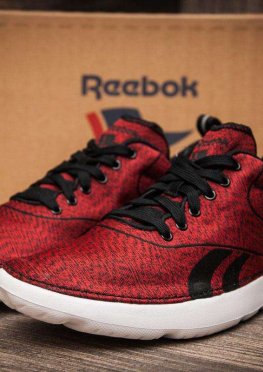 Кроссовки мужские в стиле Reebok Royal Simple 2, красные (7031-1),  [  40 43 44  ]