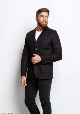 Мужской пиджак 15677 черный