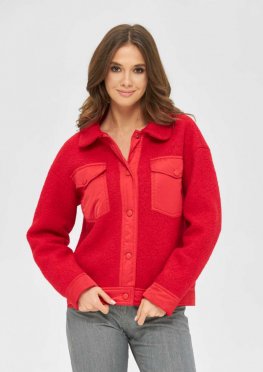 Демисезонная куртка Mila Nova К-166 красный